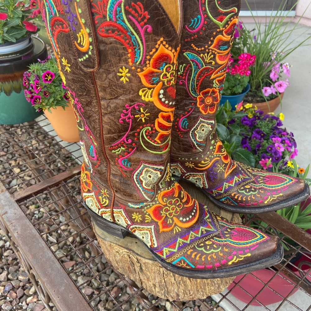 Stunning!!!! Old Gringo Olivia Boots sz 8.5 - Picture 3 of 7